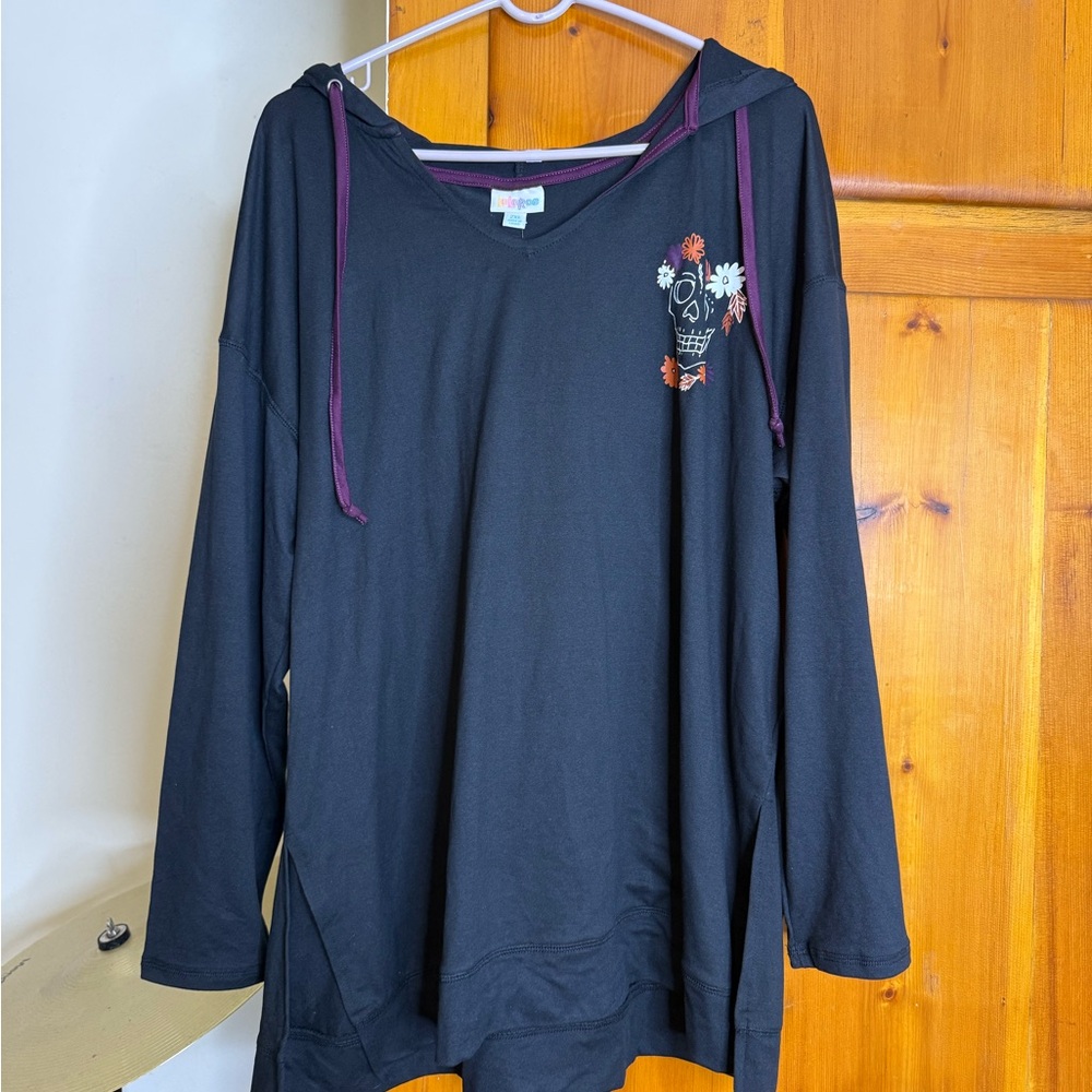 Lularoe Eliza hooded long sleeve